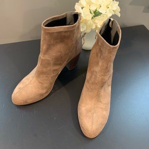 Camel booties size 6 1/2 brand new